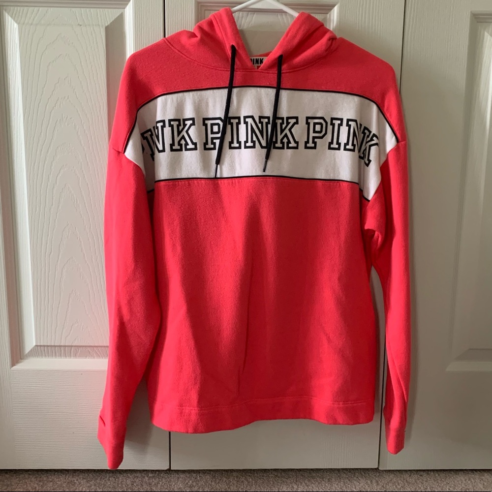 Pink Victoria’s Secret Hooded Sweatshirt
